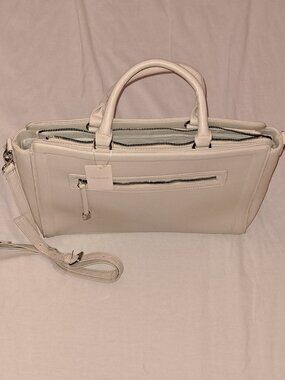 Primark, Tote, Purse, Cream, Silver Color Accents, NWT, Shoulder Strap